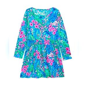 LILLY PULITZER
Kids' Mylah Long Sleeve Smocked Waist Dress